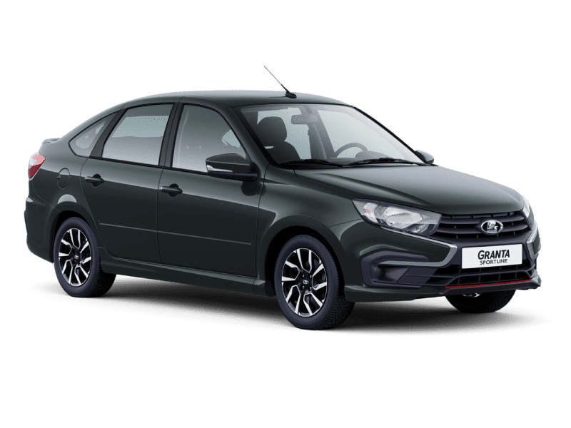 Lada Granta Sportline Лифтбек - СЕРЕБРИСТО-ТЕМНО-СЕРЫЙ "БОРНЕО" (633) - МЕТАЛЛИК